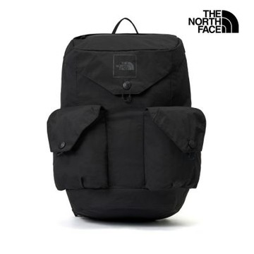【The North Face 官方旗艦】 北面男女款黑色大容量休閒後背包｜8EERJK3 筆電包/登山包
