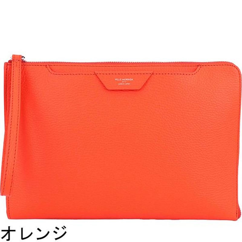 PELLE MORBIDA コローレ クラッチバッグ ORANGE ST008C 通販 LINE