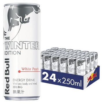 Red Bull 紅牛白桃風味能量飲料 250ml (24罐/箱)
