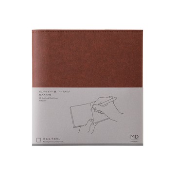 書衣│書套 日本 MD PRODUCT《MD Notebook Cover Paper Hard 硬揉紙書套》A5 方形