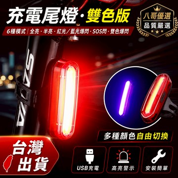 台灣隔日達🎈自行車後燈 腳踏車尾燈  單車尾燈 充電尾燈 充電車尾燈 腳踏車前燈 自行車尾燈 自行車燈