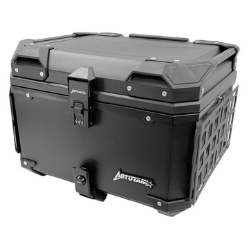 Astutain 55L 密碼鎖+側掛板 塑合金車尾箱 機車後箱 機車後備箱 機車置物箱 機車行李箱