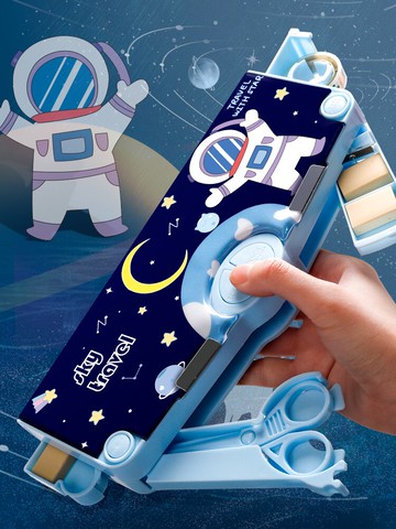 多功能文具盒男孩子小學生大容量筆袋2021年新款一年級兒童鉛筆盒男生酷女孩學生用女童ins風日系女生