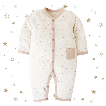 【SISSO有機棉】小幸運星星有機棉長袖兔裝 6M 12M