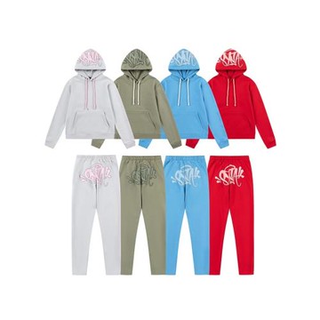 美式潮牌SYNA WORLD加絨衛衣男女套裝高街嘻哈ins秋冬季連帽衫