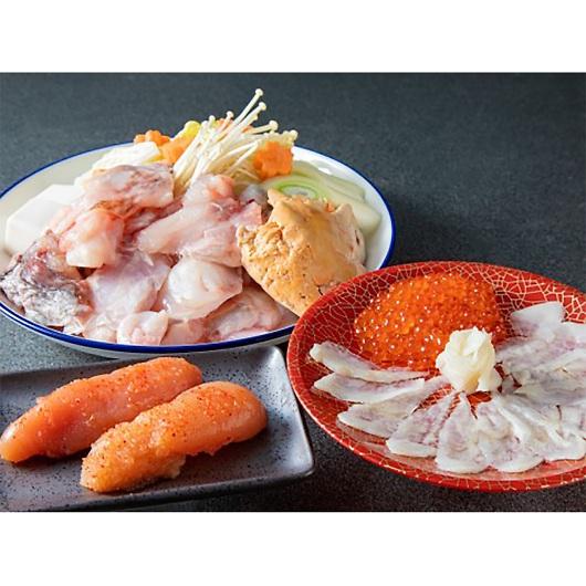 肝つき！あんこう身・アラ＆魚卵＆ふぐ刺し 5834-80