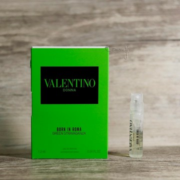Valentino 范倫鐵諾 DONNA Green Stravaganza 女性淡香精 1.2mL 可噴式 試管香水