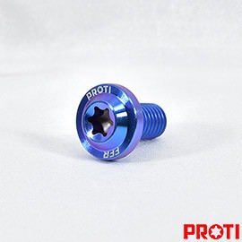 【台南新發車業】PROTI YAMAHA後視鏡塞螺絲 M8L15-U01 鈦螺絲 飛碟頭 鈦合金螺絲