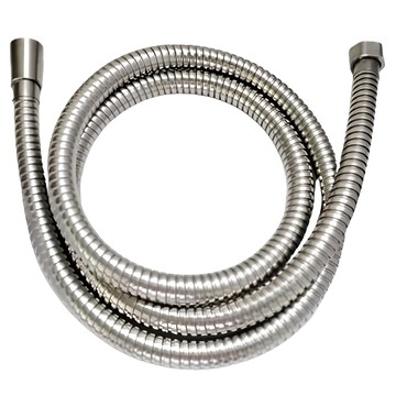 LEADER 麗達 可旋不打結 蓮蓬頭軟管  2.4m  不鏽鋼原色