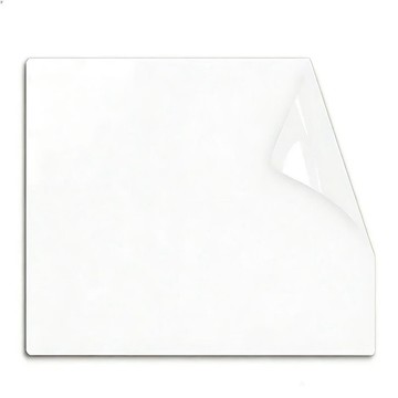 fioJa 60x80cm (10張/捲) 點斷撕靜電白板貼 純白款 方格款 田字格 兒童塗鴉牆 無痕白板牆 靜電貼