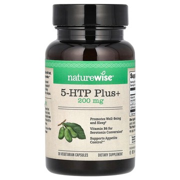 NatureWise, 5-HTP Plus+，30 粒素食膠囊