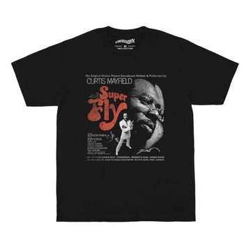 Curtis Mayfield T恤 Super Fly超飛Cult電影美式休閑短袖T-Shirt