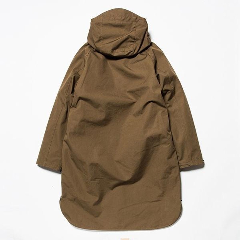 ミーンズワイル meanswhile 3 Layer Ventile Poncho Coat Khaki | LINE 