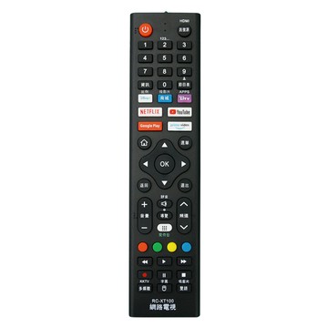 遙控天王 【遙控天王】RC-XT100 (適用大同/東芝) 聯網電視遙控器