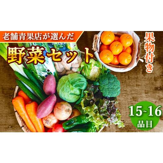 ふるさと納税 長崎県 時津町 野菜のプロ40年が届ける 厳選野菜セット！ 野菜・フルーツ 15〜16品目 詰め合わせ