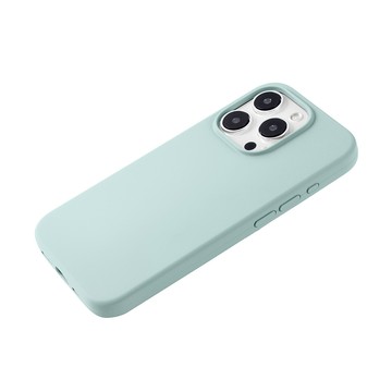 iPhone 15 Pro 殼 【經典液態殼l莊園系列】iPhone 15 Pro 手機殼 i15 Pro 保護殼 矽膠殼 軟殼 (薄荷綠)