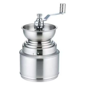 SALUS 佐藤金屬 Popolo 手搖磨豆器  銀色  1個  120ml