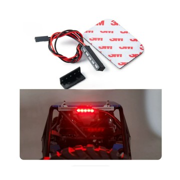 【晶艷夜行】RC模型車燈 攀爬車燈 莽牛 紅光燈 黃光燈 LED 1組5個燈(32mm) 含L型角架