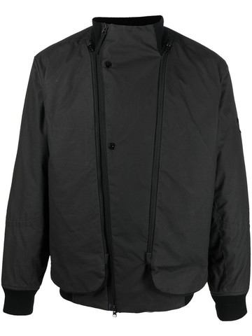 Stone Island Shadow Project - padded bomber jacket - men - Cotton/Polyurethane Resin/Polyamide/Polyamide/Polyester - XL - Black