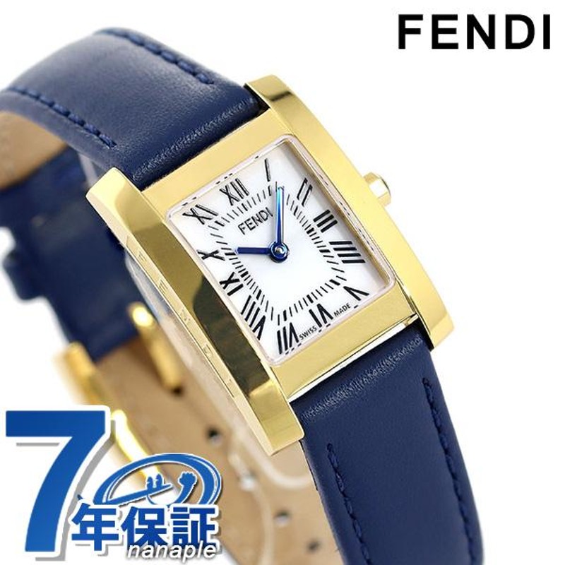 12日は+10倍 フェンディ 時計 クラシコ タンク 22mm スクエア