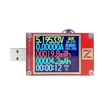 ChargerLAB POWER-Z USB PD高精度測試儀 KT002 螢幕數據顯示 快充協議 檢測電壓電流