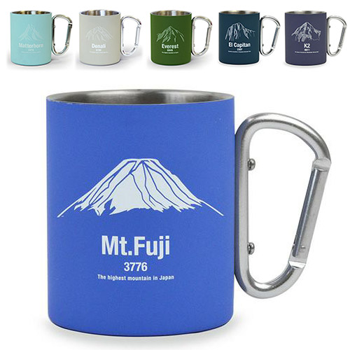 bcl カラビナラバーマグ マグカップ コップ ステンレス 300ml アウトドア キャンプ 登山