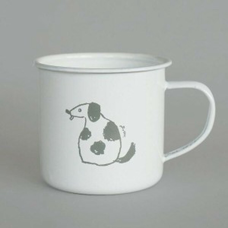 琺瑯マグカップ Dog マグカップ アクシス Axcis L2113 ホーロー 琺瑯 動物柄 犬 アニマル柄 コップ マグ かわいい おしゃれ アンティー 通販 Lineポイント最大1 0 Get Lineショッピング