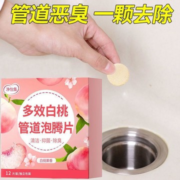 本土出貨🍯管道泡騰片異味浴室廚房衛生間除臭劑地漏反味家用防臭清潔除臭