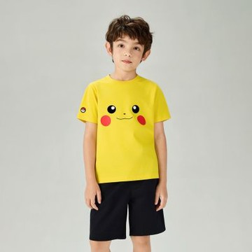 GIORDANO 童裝寶可夢印花短袖T恤 Pokémon系列