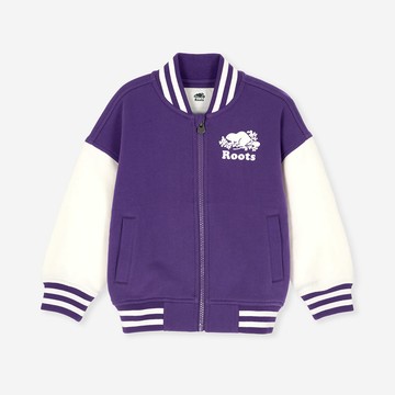 Roots 小童-VARSITY 外套 (紫羅蘭天空)
