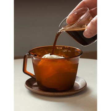 日本進口KINTO木質咖啡杯墊日式水杯下午茶具餐具托盤茶盤木茶托