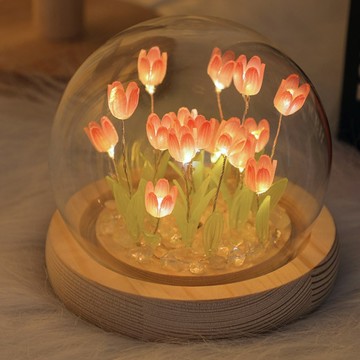 【家寵LOVEHOME】 LOVEHOME DIY手工鬱金香小夜燈 DIY鬱金香小夜燈