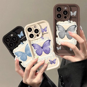 ins彩色蝴蝶 Vivo Y27 Y22 Y21 Y20 Y19 Y17 Y15 Y16 Y12 Y21S 手機殼