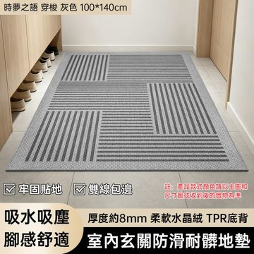 入戶門地墊 耐髒 進門 門口 玄關門墊 輕奢 家用 室內防滑腳墊 可裁剪地毯