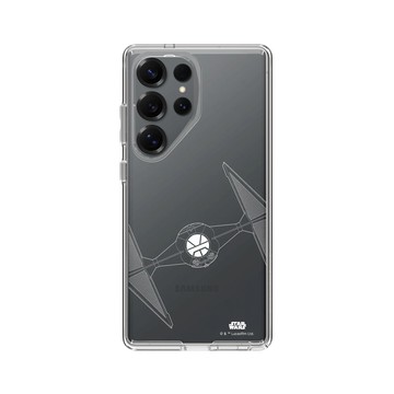 Galaxy S25 Ultra Clear 透明 - 迪士尼-星際大戰 Star Wars - 鈦戰機-線條白