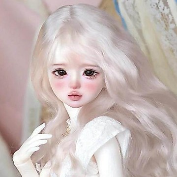 BJD娃娃bjd四分鈴蘭4分bjd素體sd娃娃娃娃精緻白髮BJD娃娃治癒系 交換禮 bjd四分娃 四分女娃 關節娃娃 美