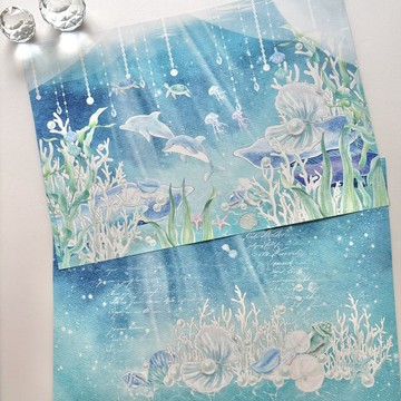 Sea Garden 設計紙 1