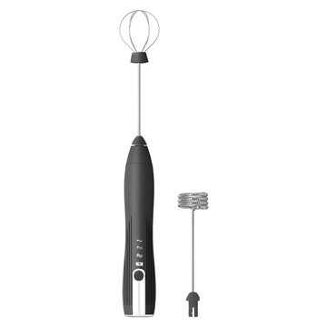 SUNORO 無線電動打奶泡器 附奶泡攪拌頭 + 烘琣攪拌頭  J-16  黑色