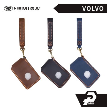 HEMIGA volvo 皮套 鑰匙套 真皮 鑰匙包 適用 xc40 xc60 xc90 v60 s60皮套 純手工