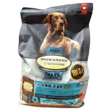 OVEN-BAKED TRADITION 烘焙客 全犬用 無穀配方飼料 大顆粒  1袋  2.27kg  深海魚