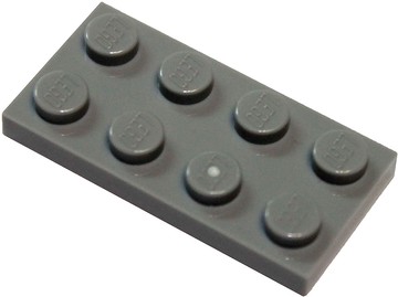 LEGO Parts and Pieces: Dark Gray (Dark Stone Grey) 2x4 Plate x200