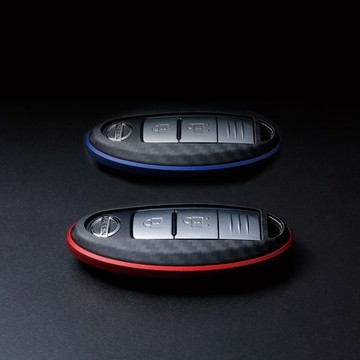 【Deff】NISSAN WIZ 杜邦克維拉纖維 鋁合金複合輕薄抗衝擊鑰匙保護殼 日本