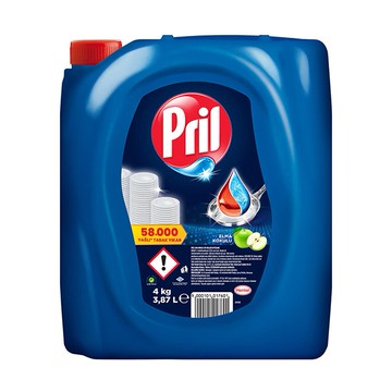 Pril 濃縮高效洗碗精大容量補充瓶-蘋果 3868ml (PRI002)