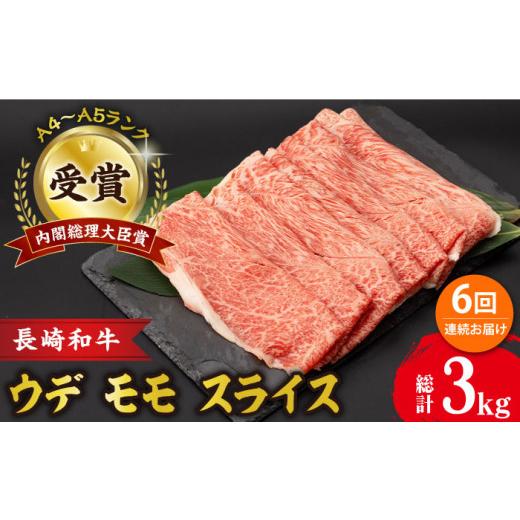 ふるさと納税 長崎県 大村市  ウデ モモ スライス 500g 長崎和牛 A4 〜 A5ランク しゃぶしゃぶ すき焼き 大村市 肉のふじた [ACAF011]