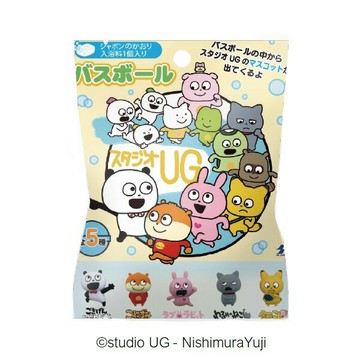 真愛日本 西村裕二 開心熊貓 戀愛兔 公仔沐浴球 沐浴球 泡澡劑 入浴球 泡澡球 款式隨機