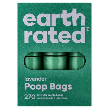Earth Rated, 狗糞收集袋，熏衣草香味，270 個