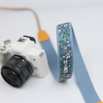 韓國碎花相機帶佳能M50 200DII背帶富士XS20XS10X100VXT4肩帶掛繩