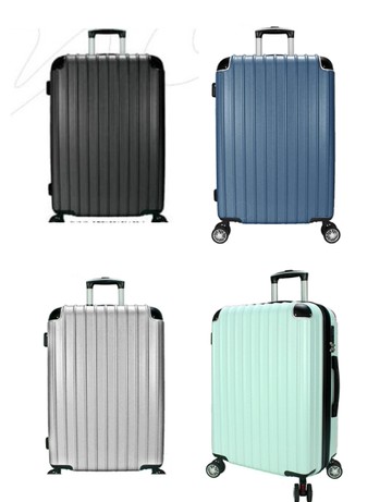 ~雪黛屋~Eason 28吋行李箱加大360度避震輪金屬防撞角收納外掛鉤杯架U040