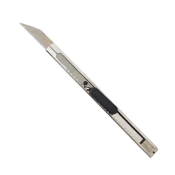 美工刀 斜角刀片美工刀 不鏽鋼美工刀 金屬工具刀 壁紙刀 裁紙小刀 辦公文具 贈品禮品 A5393