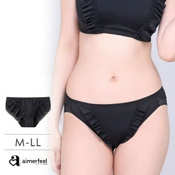 aimerfeel花邊三角褲-1203221-BL